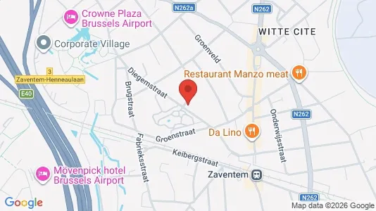 Kontorlokaler til leje i Zaventem - kort over placeringen