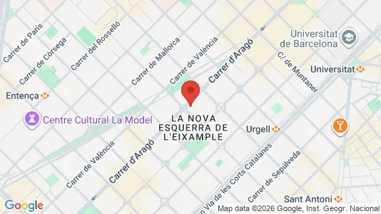 Espacios de oficina En alquiler i Barcelona Eixample - Foto de Google Street View