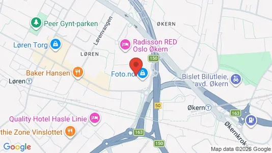 Office spaces for rent i Oslo Grünerløkka - kort over placeringen