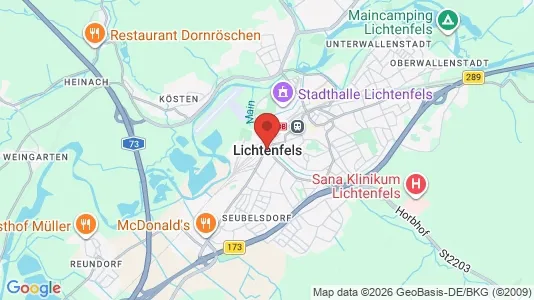 Bedrijfsruimtes te huur i Lichtenfels - Foto uit Google Street View