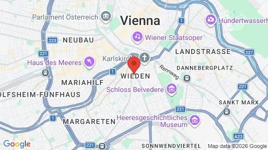 Lokaler til leje i Wien Wieden - Foto fra Google Street View