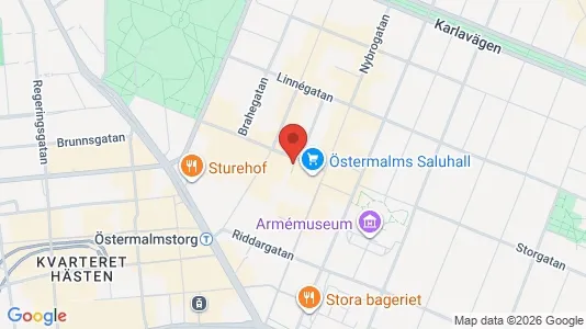 Kontorer til leie i Östermalm – Bilde fra Google Street View
