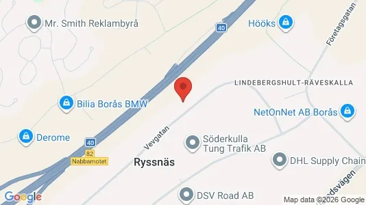 Büros zur Miete i Borås – Foto von Google Street View