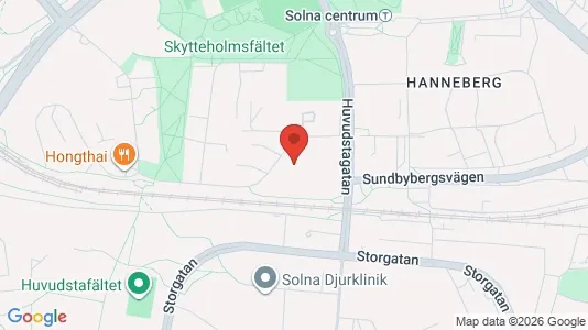 Företagslokaler för uthyrning i Solna – Foto från Google Street View