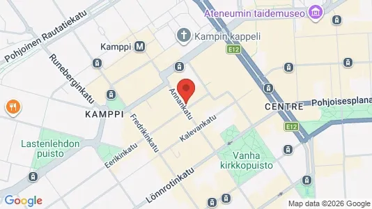 Büros zur Miete i Helsinki Eteläinen - kort over placeringen