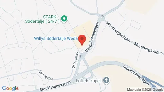 Office spaces for rent i Södertälje - kort over placeringen