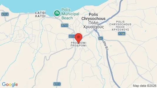 Liikekiinteistöt Myynnissä i Prodromi - Kuva Google Street Viewstä
