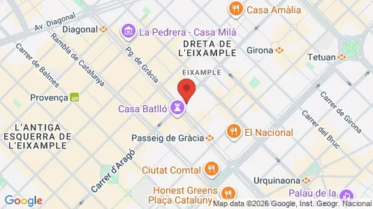 Office spaces for rent i Barcelona Eixample - Photo from Google Street View