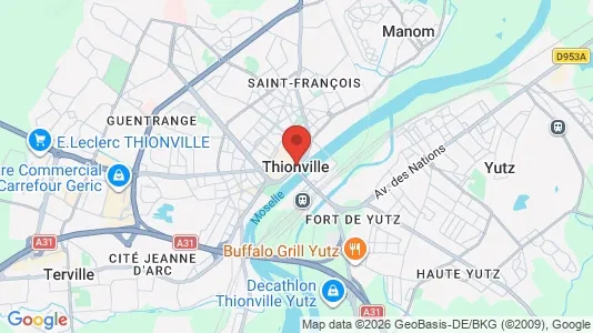 Office spaces for rent i Thionville - Photo from Google Street View