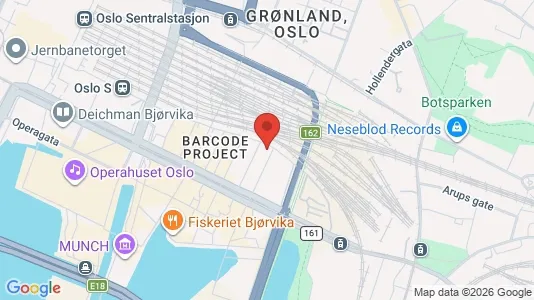 Office spaces for rent i Oslo Gamle Oslo - kort over placeringen