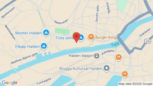 Kontorer til leie i Halden – Bilde fra Google Street View