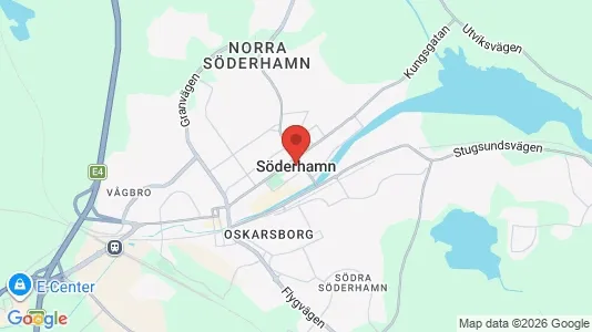 Ladenlokale zur Miete i Söderhamn – Foto von Google Street View