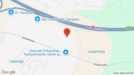 Lager zur Miete i Pirkkala - kort over placeringen