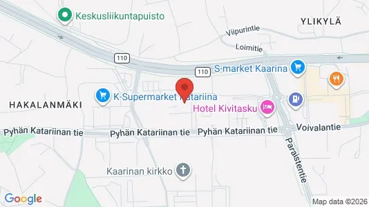 Nieruchomości komercyjne Na sprzedaż i Kaarina - kort over placeringen