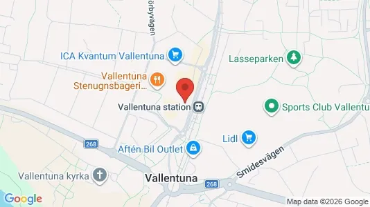 Nieruchomości komercyjne Do wynajęcia i Vallentuna - kort over placeringen