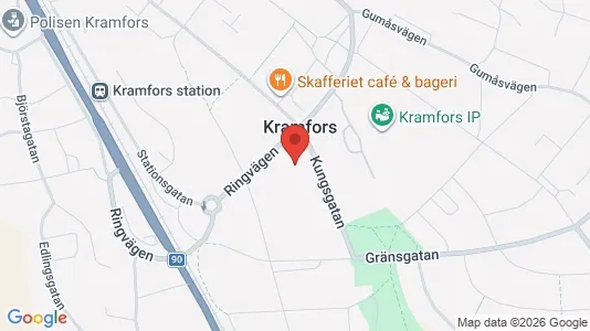 Werkstätte zur Miete i Kramfors - kort over placeringen