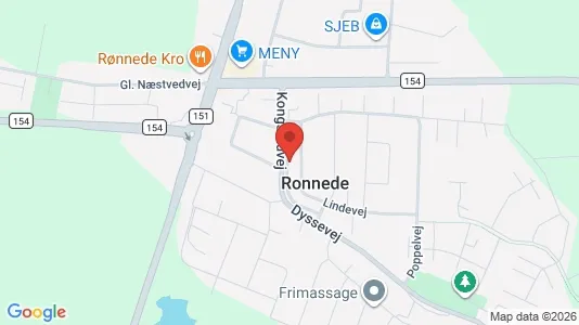 Gewerbeflächen zur Miete i Rønnede – Foto von Google Street View