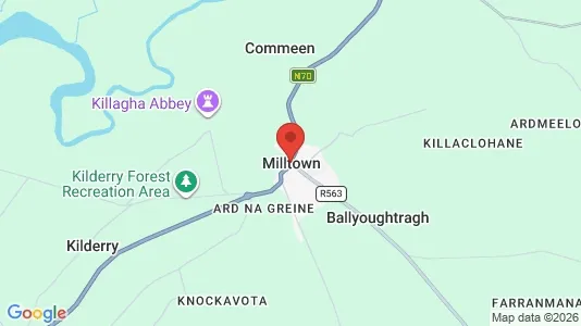 Ladenlokale zur Miete i Milltown – Foto von Google Street View