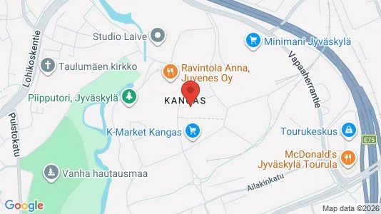 Office spaces for rent i Jyväskylä - kort over placeringen
