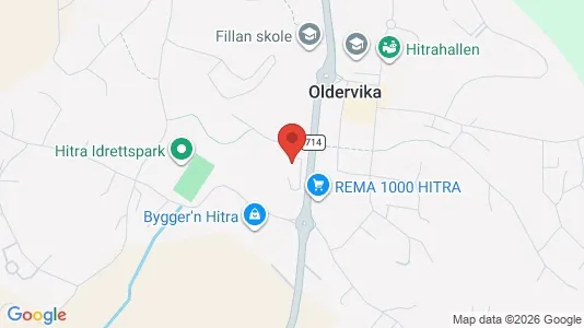 Kontorlokaler til leje i Hitra - Foto fra Google Street View