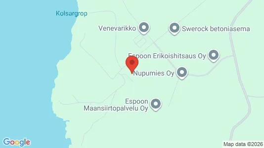 Warehouses for rent i Kirkkonummi - kort over placeringen