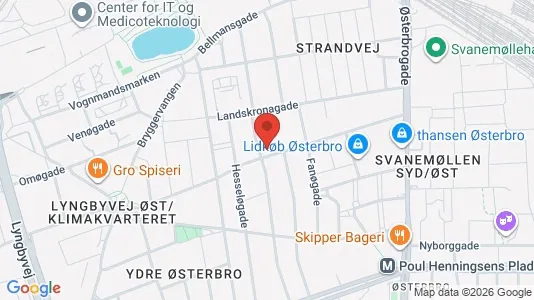 Kontorer til leie i Østerbro – Bilde fra Google Street View