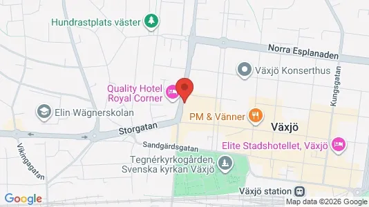 Kantorruimte te huur i Växjö - Foto uit Google Street View