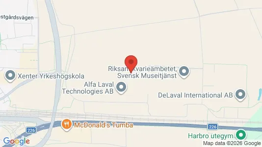 Industrial properties for rent i Botkyrka - kort over placeringen