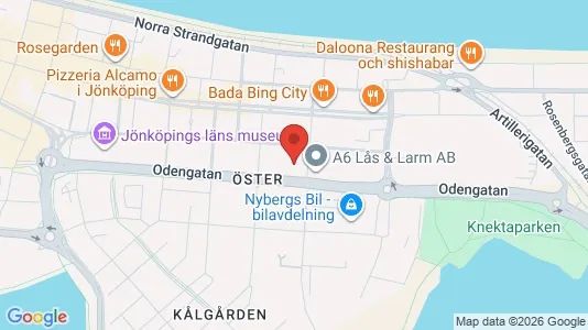 Büros zur Miete i Jönköping - kort over placeringen