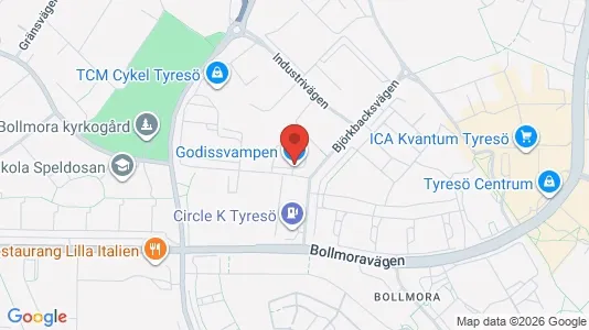 Kontorlokaler til leje i Tyresö - Foto fra Google Street View