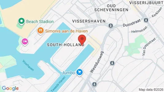 Kontorer til leie i Haag Scheveningen - kort over placeringen