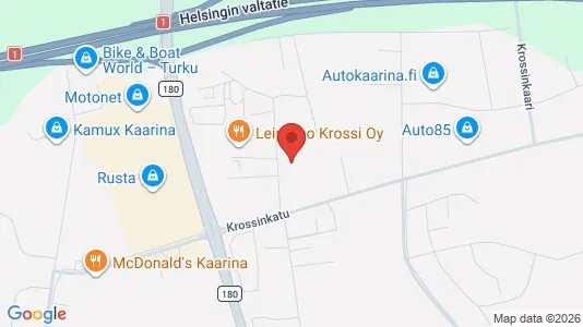Lokale biurowe Do wynajęcia i Kaarina - kort over placeringen