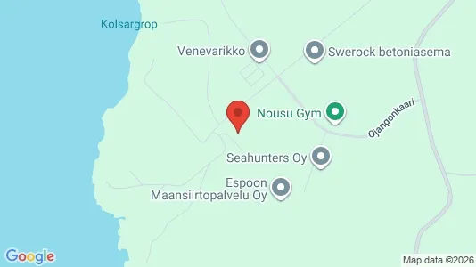 Warehouses for rent i Kirkkonummi - kort over placeringen