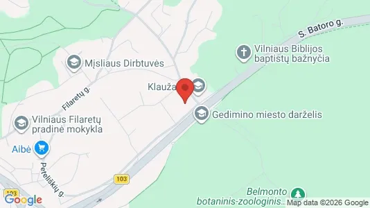 Office spaces for rent i Vilnius Senamiestis - kort over placeringen