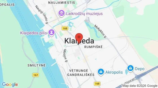 Gewerbeflächen zur Miete i Klaipėda – Foto von Google Street View