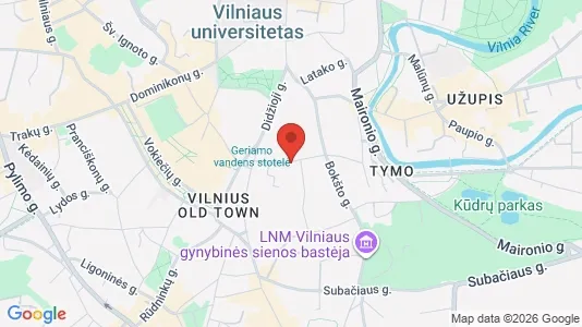 Office spaces for rent i Vilnius Senamiestis - kort over placeringen