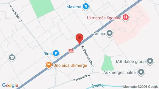 Office spaces for rent i Ukmergės r. sav. - kort over placeringen