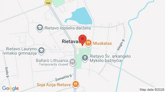 Office spaces for rent i Rietavo sav. - kort over placeringen