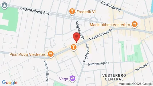 Bedrijfsruimtes te koop i Vesterbro - kort over placeringen