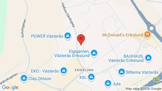 Lagerlokaler för uthyrning i Västerås – Foto från Google Street View