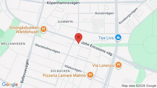 Kontorlokaler til leje i Malmø Centrum - Foto fra Google Street View