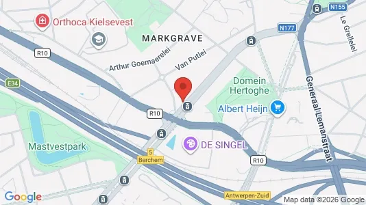 Espacios de oficina En alquiler i Stad Antwerp - kort over placeringen