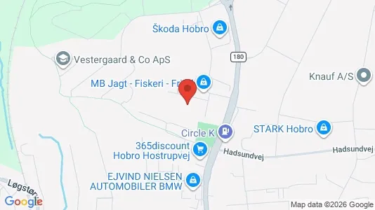 Kontorslokaler för uthyrning i Hobro – Foto från Google Street View
