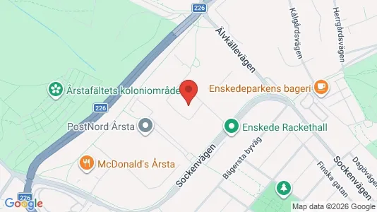 Lagerlokaler til leje i Hammarbyhamnen - Foto fra Google Street View