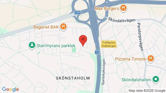 Lagerlokaler för uthyrning i Söderort - kort over placeringen