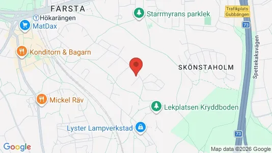 Lagerlokaler för uthyrning i Söderort - kort over placeringen