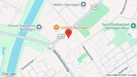 Office spaces for rent i Nijmegen - kort over placeringen