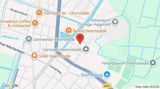 Kontorlokaler til leje i Heemstede - Foto fra Google Street View