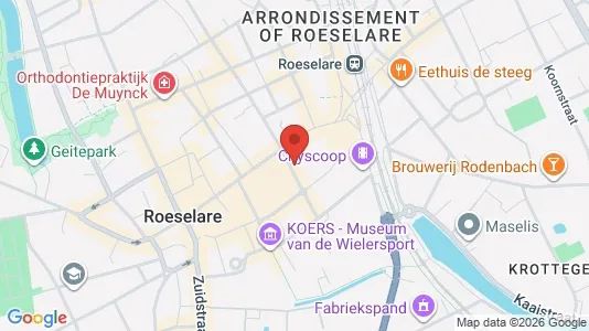 Büros zur Miete i Roeselare – Foto von Google Street View