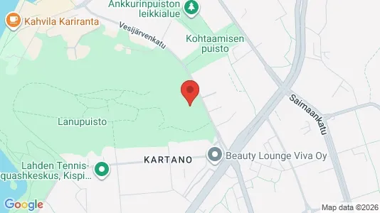 Toimistotilat Vuokrattavana i Lahti - kort over placeringen